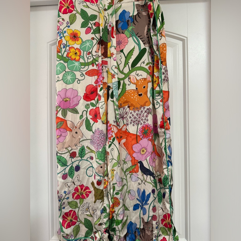 Karen Mabon Floral and Animal Print Pants - Picture 3 of 8